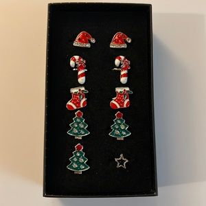 10 piece paparazzi scarlet shimmer led and
nickel free rings